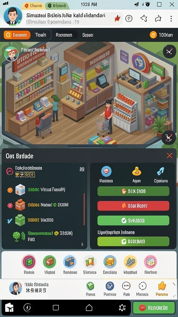 Pemain bersaing dalam mode multiplayer yang seru.