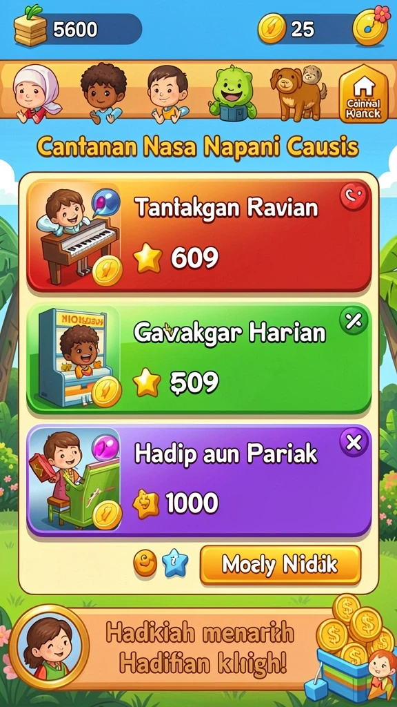 Fitur multiplayer yang memungkinkan bermain bersama teman.