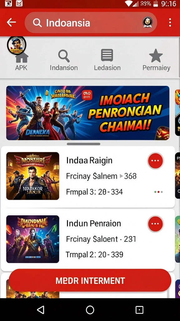 Berbagai pilihan mesin slot dengan tema beragam.