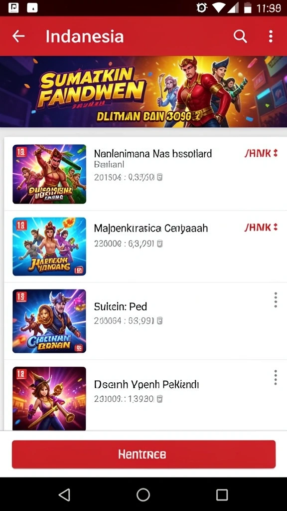Karakter unik dengan desain menarik di setiap level.