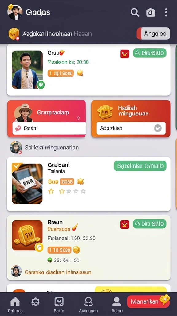 Tampilan antarmuka pengguna yang sederhana dan intuitif.
