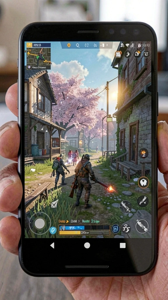 Screenshot menampilkan mode multiplayer dengan teman-teman.