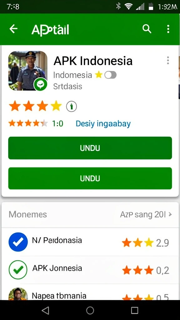 Tampilan antarmuka yang intuitif dan mudah dipahami.