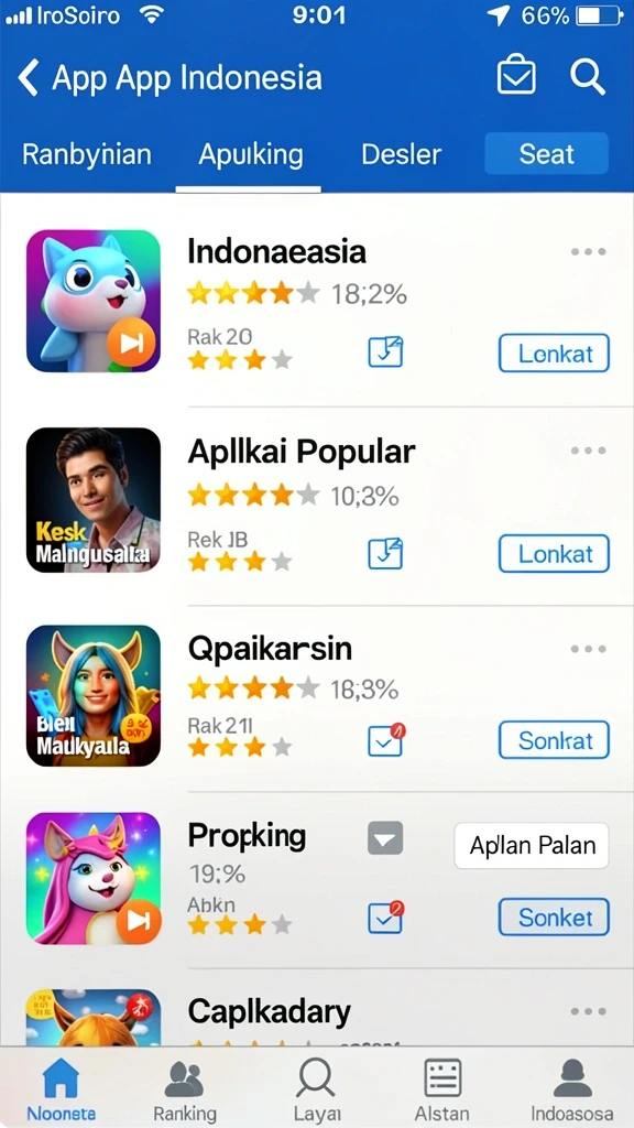 Karakter-karakter unik dengan kemampuan masing-masing.