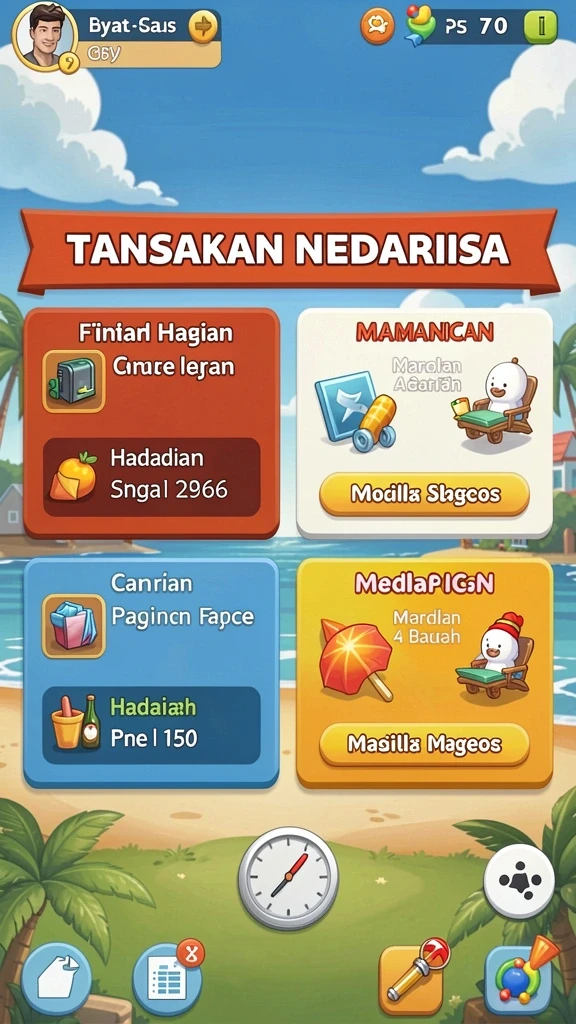 Tampilan utama game CV777 yang menarik dan intuitif.