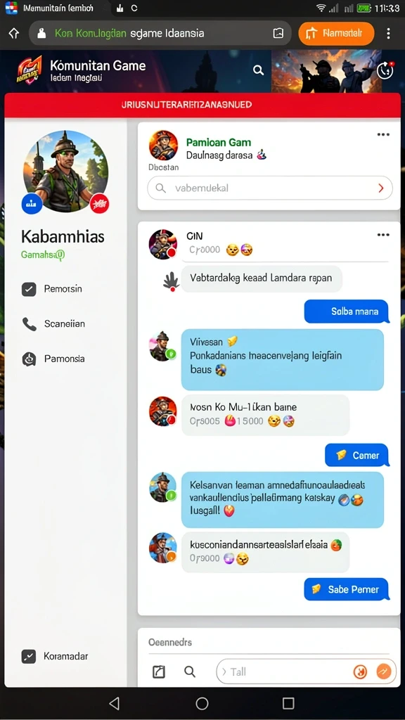 Fitur komunitas yang mempertemukan pemain dari berbagai latar belakang.