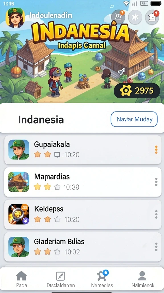 Tampilan antarmuka yang user-friendly dan intuitif.