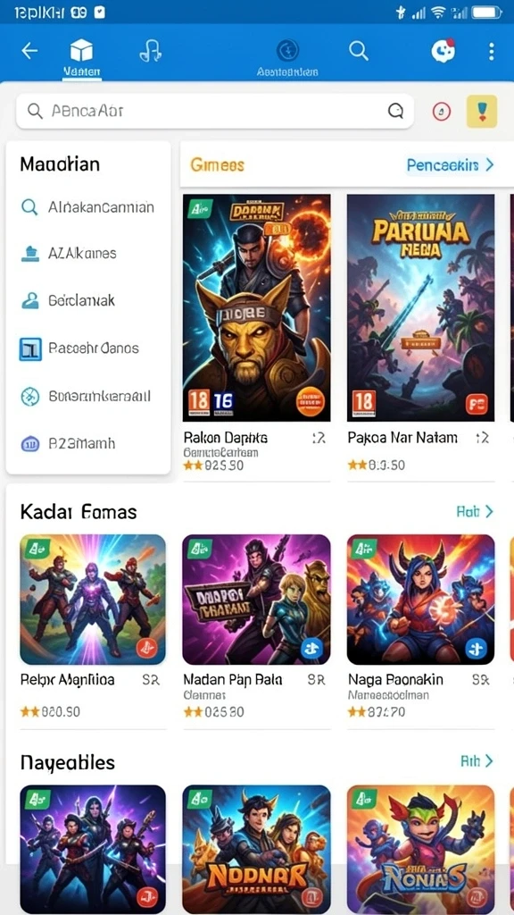 Tangkapan layar menampilkan leaderboard dengan skor tinggi pemain.