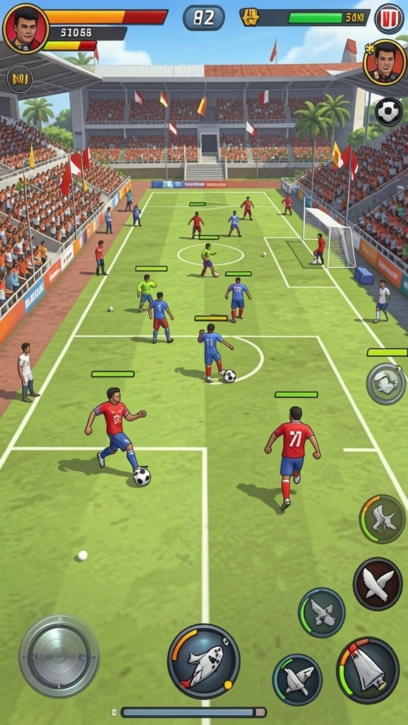 Screenshot memperlihatkan komunitas aktif dalam game.
