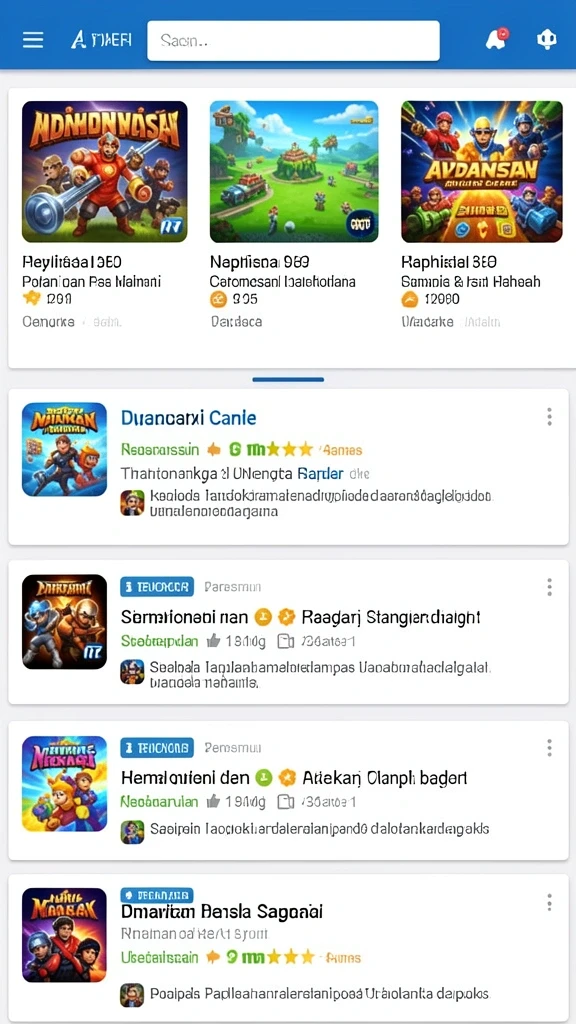 Tampilan antarmuka yang ramah pengguna dan menarik.