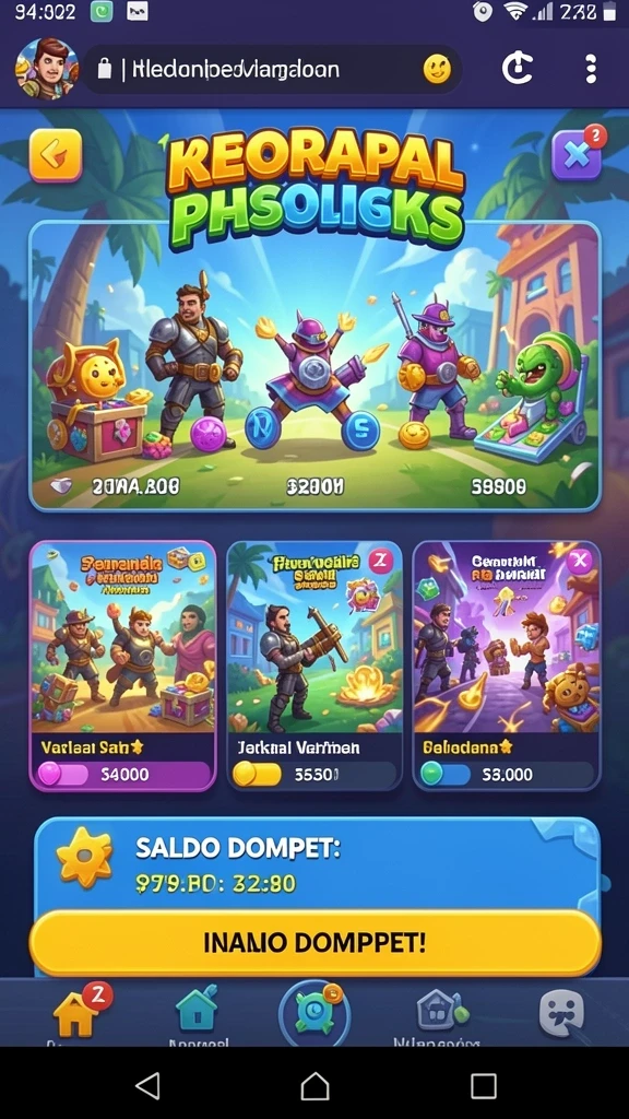 Sistem rewards yang memberikan apresiasi kepada pemain.