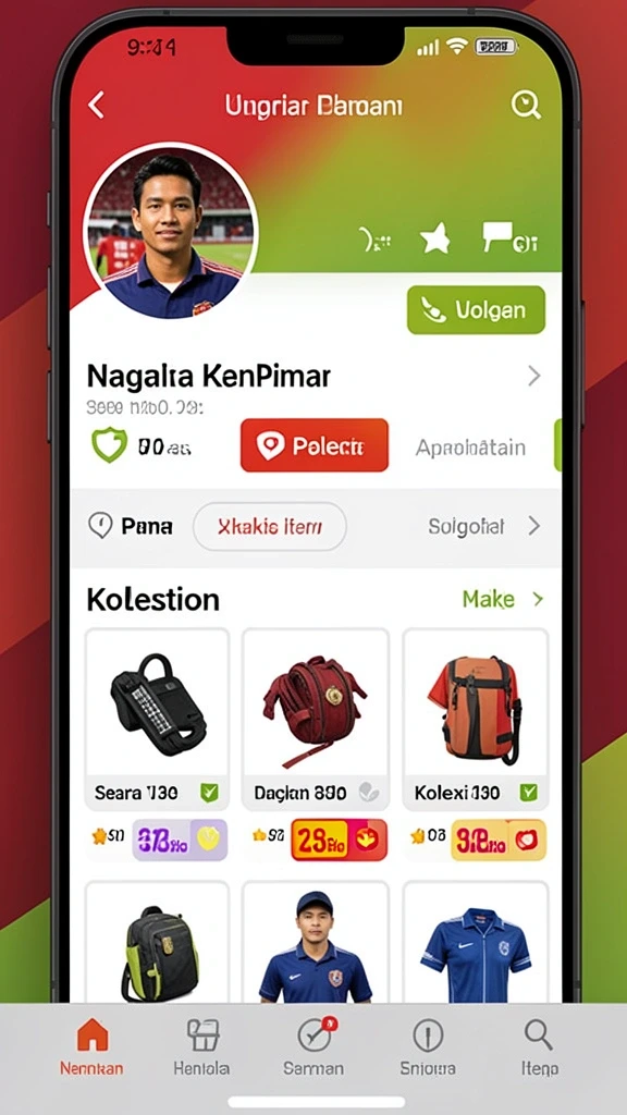 Karakter-karakter unik dengan kemampuan yang berbeda-beda.