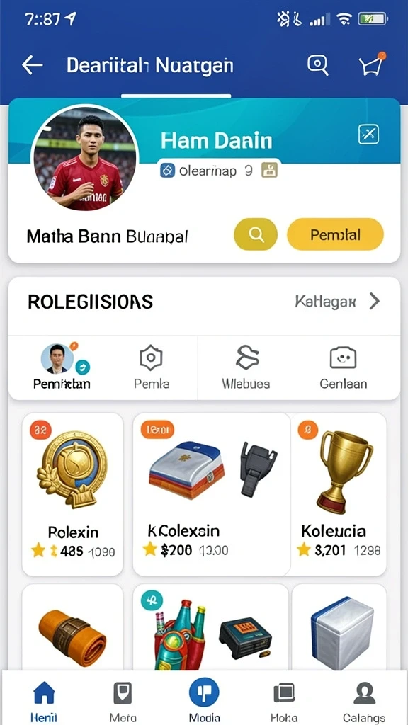 Tangkapan layar menampilkan grafis yang memukau dalam HARTA11.