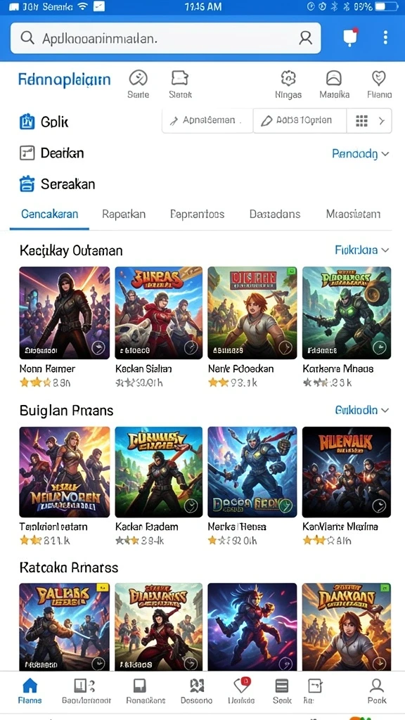 Mode permainan yang beragam dan menantang.