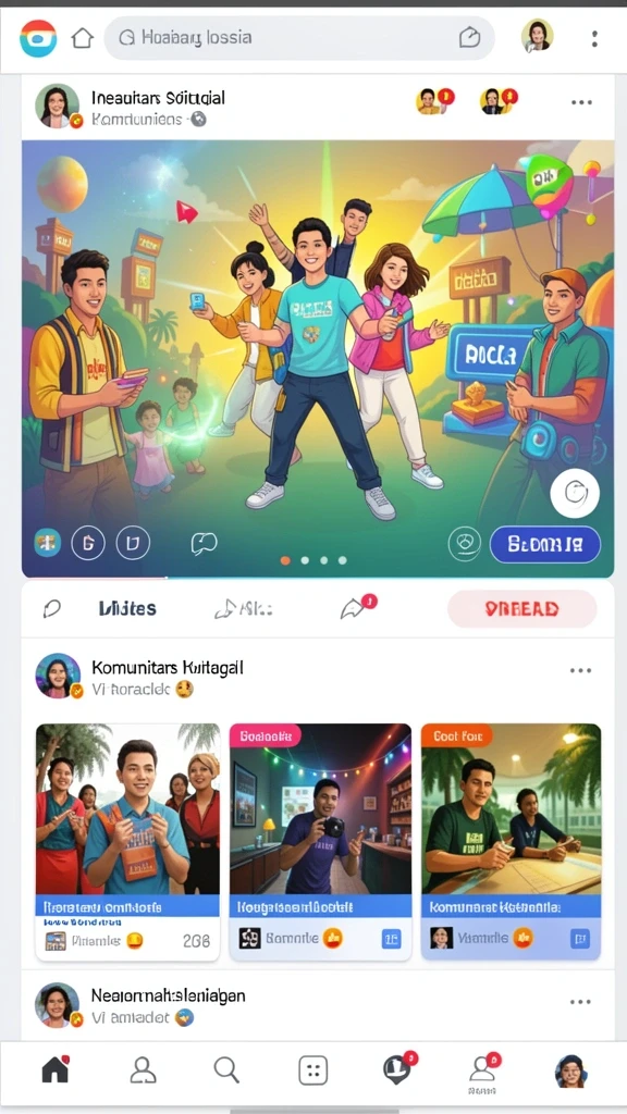 Tampilan grafis yang memukau dan penuh warna.