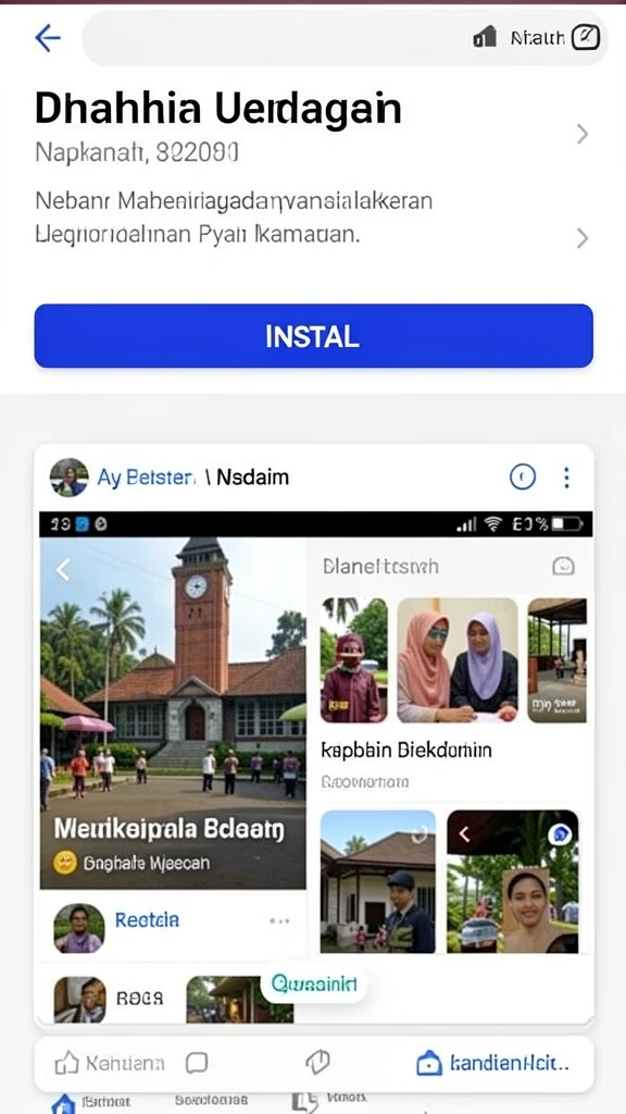 Tampilan level yang menantang dan penuh warna.