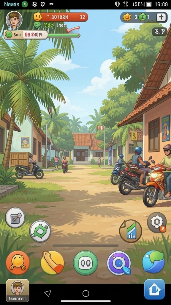 Berbagai karakter unik untuk dipilih dalam permainan.