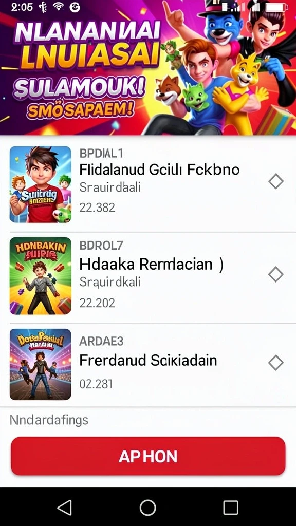 Level yang menantang dan menguji keterampilan.