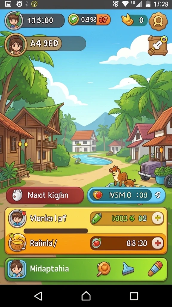 Sistem peningkatan karakter yang mudah dipahami.