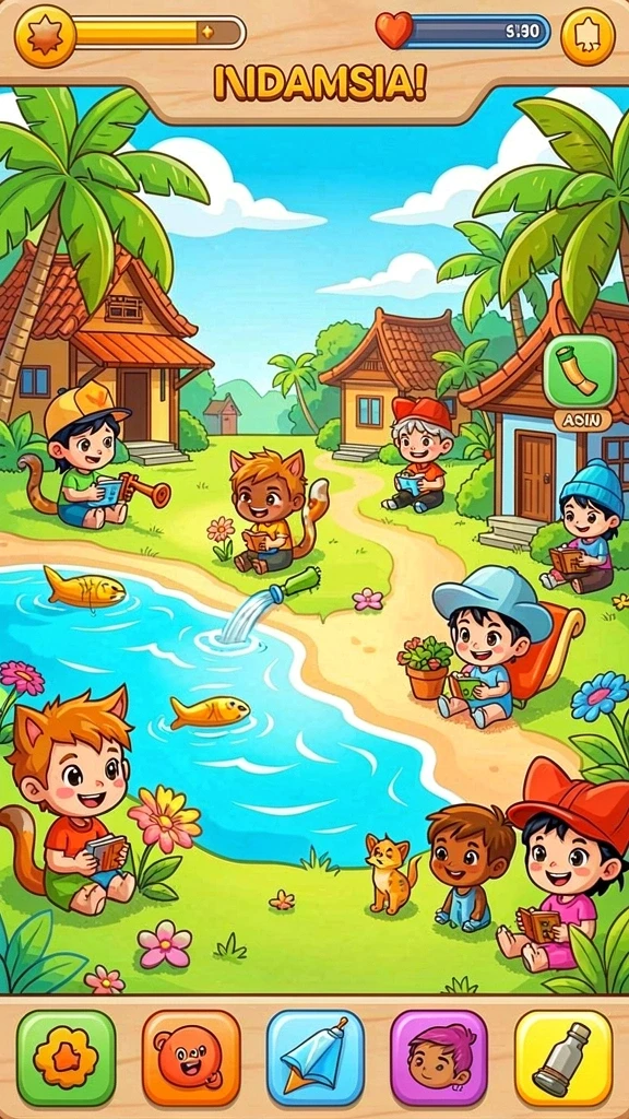 Mode permainan kompetitif yang mengasyikkan.