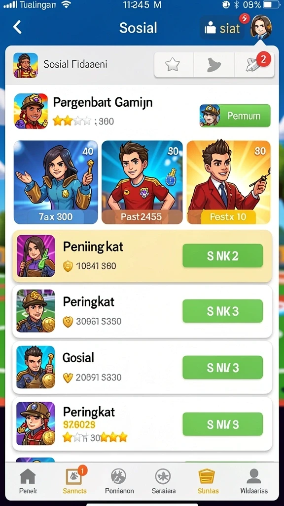Tampilan antarmuka yang menarik dan mudah dinavigasi.