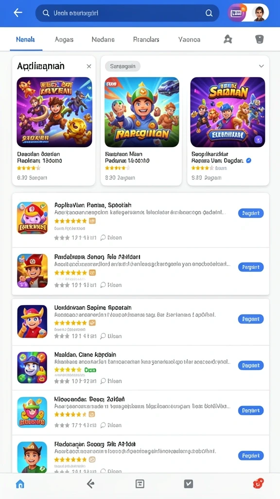 Gameplay yang seru dengan banyak tantangan.