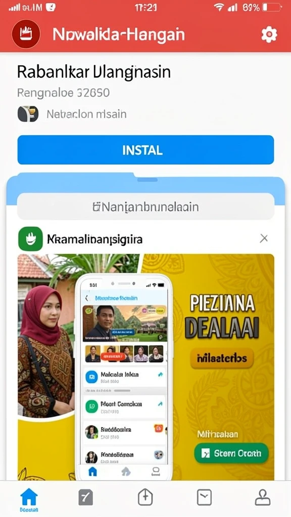 Tantangan seru di setiap level permainan.