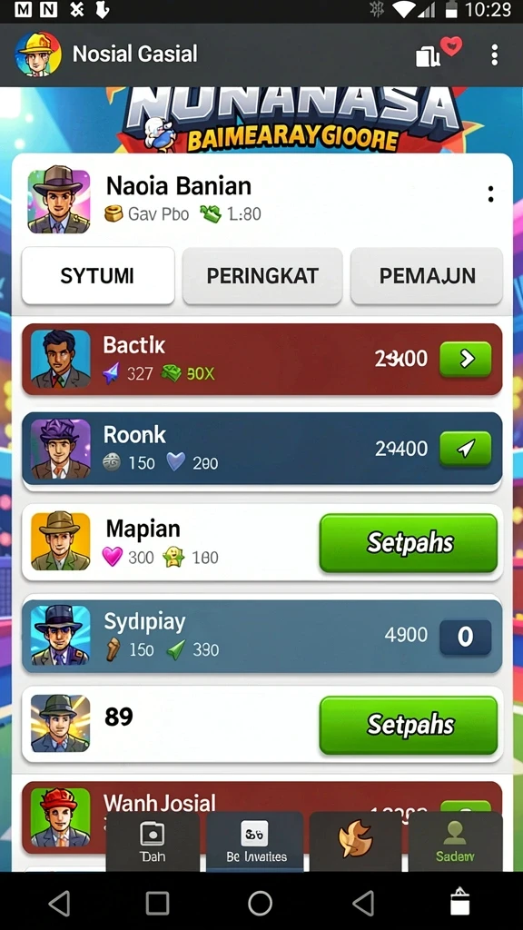 Tampilan antarmuka yang menarik dan intuitif.
