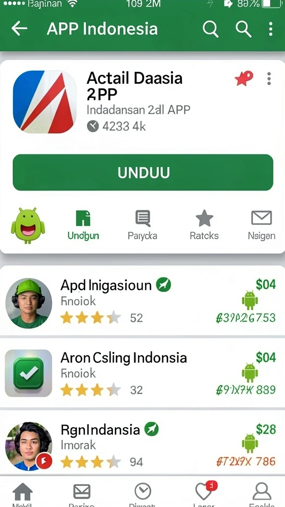 Tampilan antarmuka yang sederhana dan menarik.
