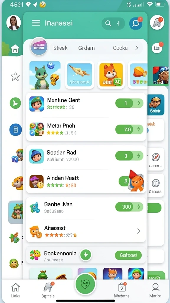 Tampilan utama aplikasi SINARTOGEL dengan fitur bermain.
