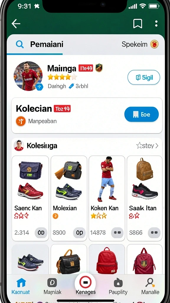 Tampilan awal aplikasi yang menarik dan user-friendly.