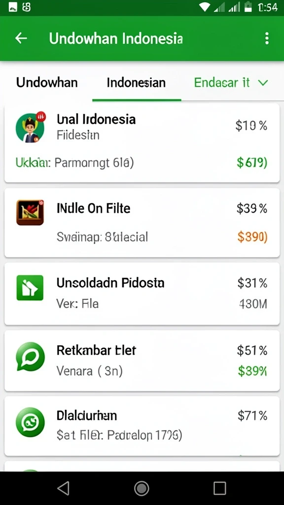 Tampilan antarmuka yang ramah pengguna.