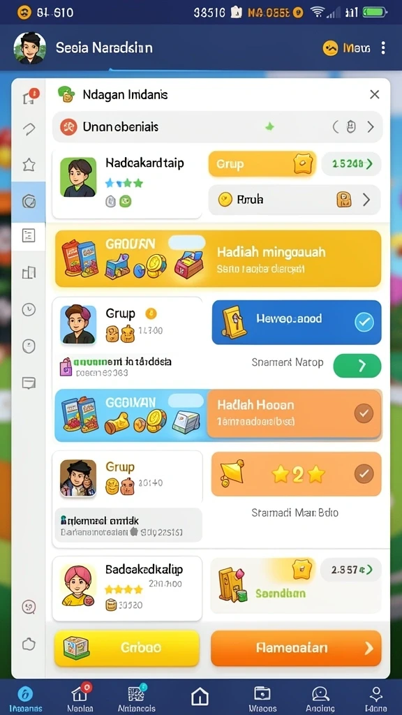 Tampilan antarmuka yang menarik dan mudah digunakan.