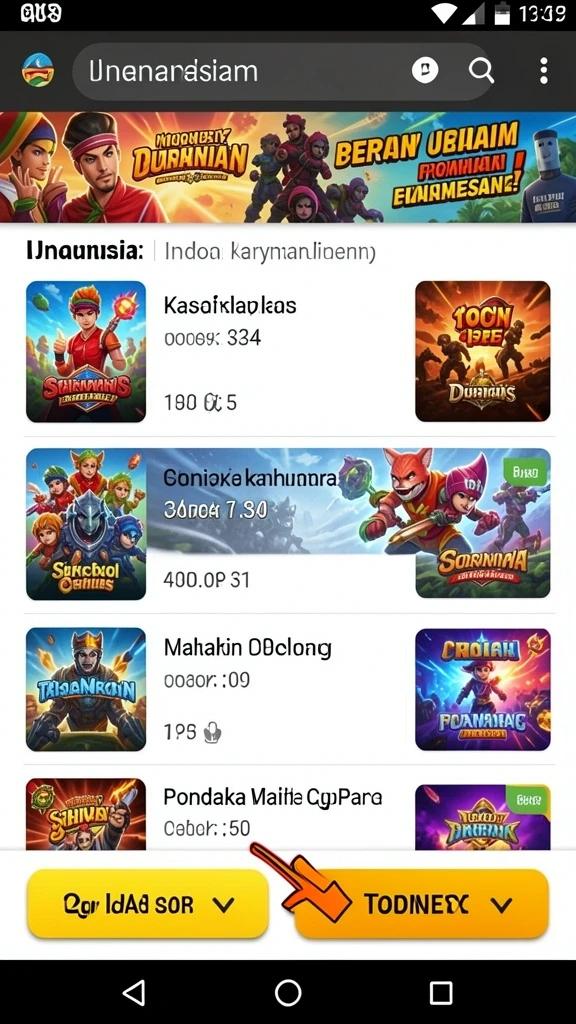 Tampilan grafis yang memukau dan penuh warna.