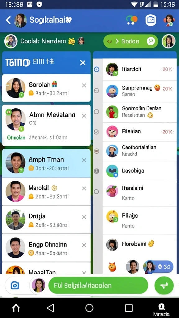 Tampilan menu utama yang intuitif dan mudah dipahami.