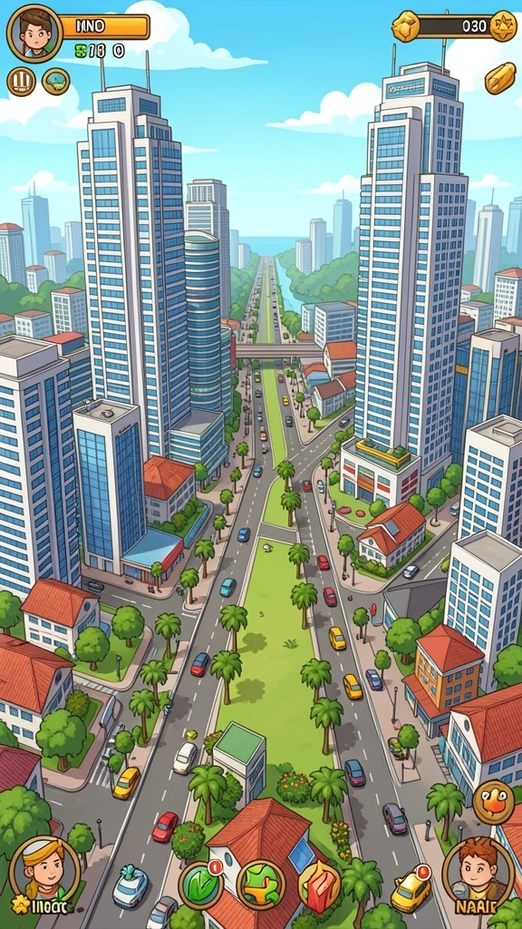 Tampilan grafis yang menakjubkan dan penuh warna.