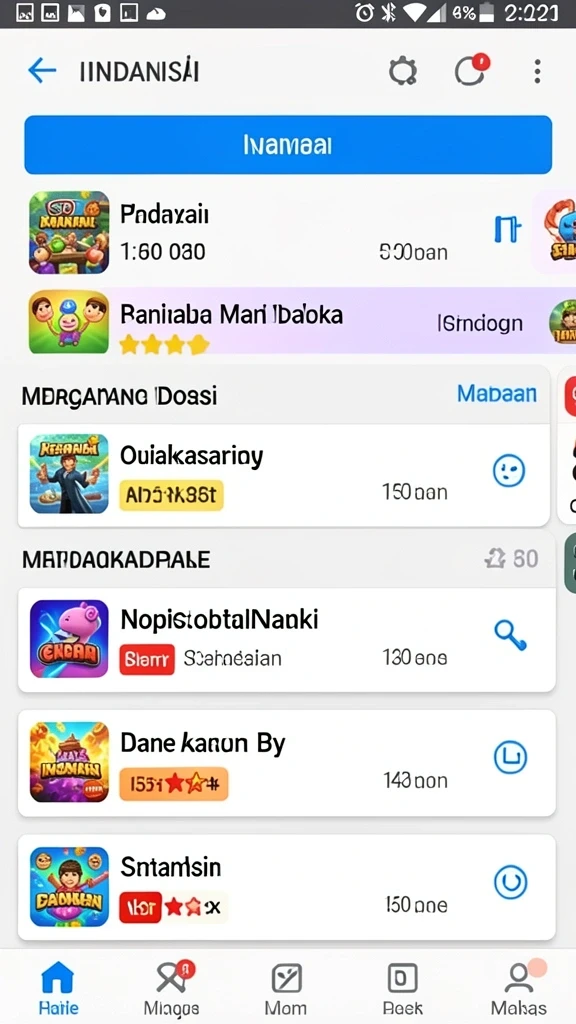 Fitur sosial yang memungkinkan interaksi antar pemain.
